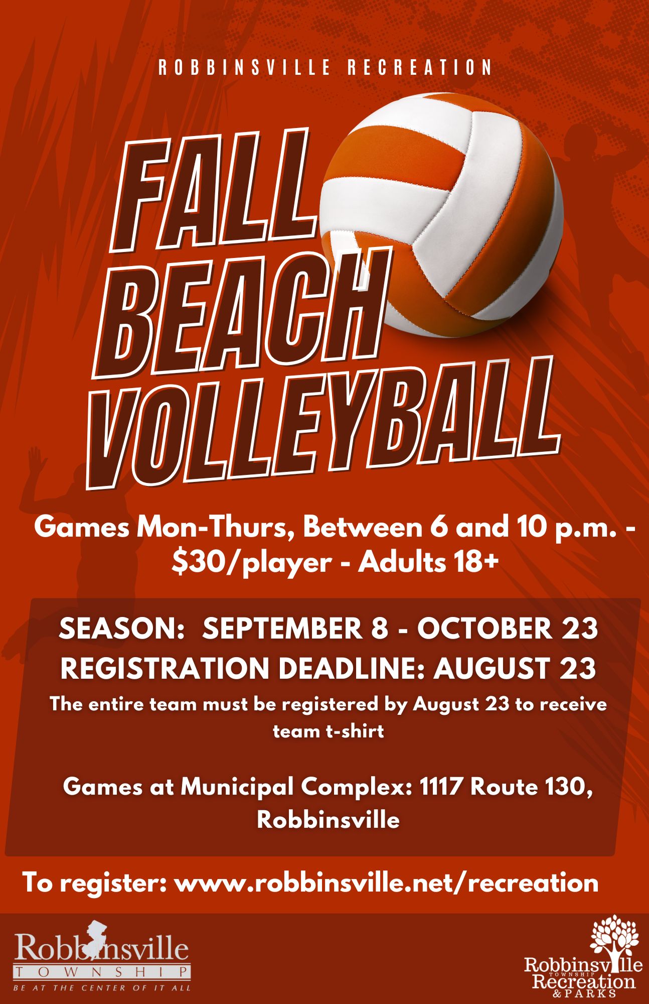 volleyball league flyers